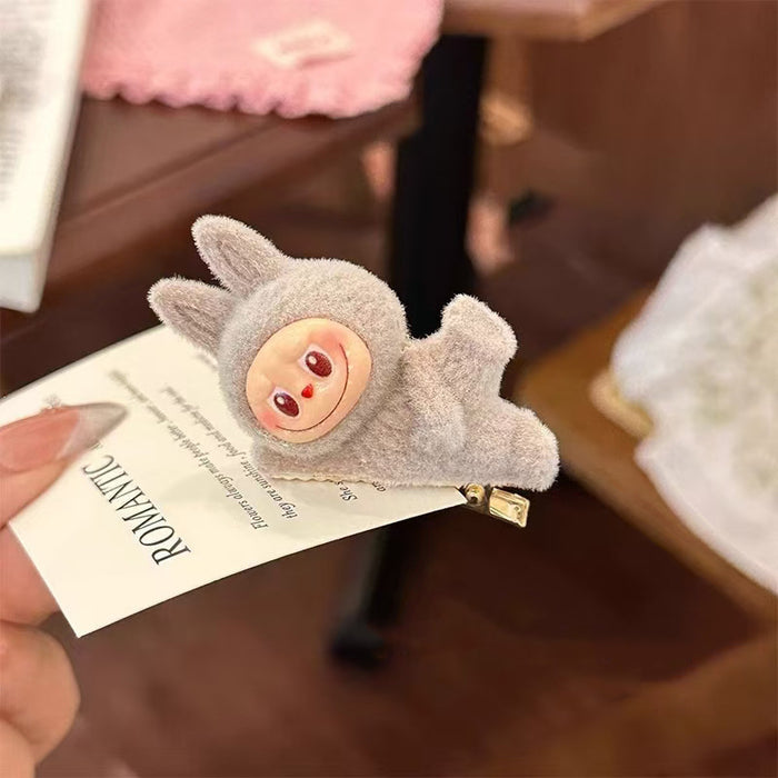 Wholesale Plush Doll Lying Posture Hairpin Cute Clip Duckbill Clip Cartoon Hair Accessories