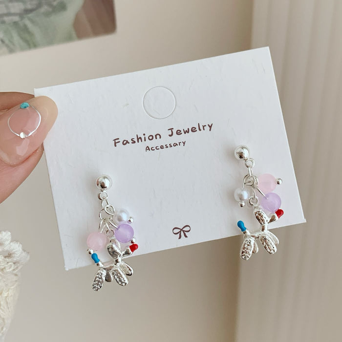 Wholesale Cartoon cute earrings with silver needles, niche and exquisite personalized earrings