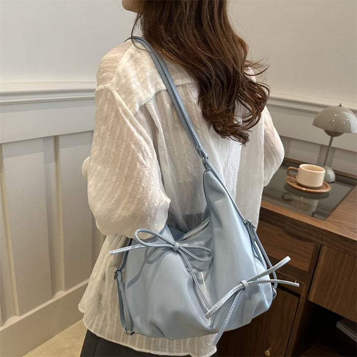 Wholesale Texture large capacity bag, new simple and fashionable single shoulder crossbody bag, commuting tote bag