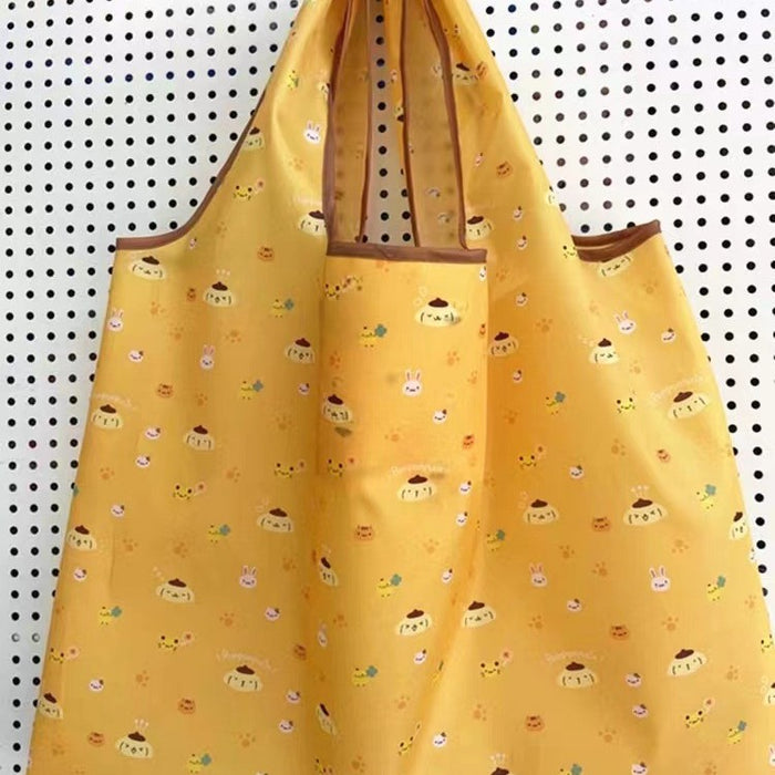 Wholesale Cute Large Capacity Eco-bag  Supermarket Shopping Bag Lightweight Cloth Bag Shoulder Bag