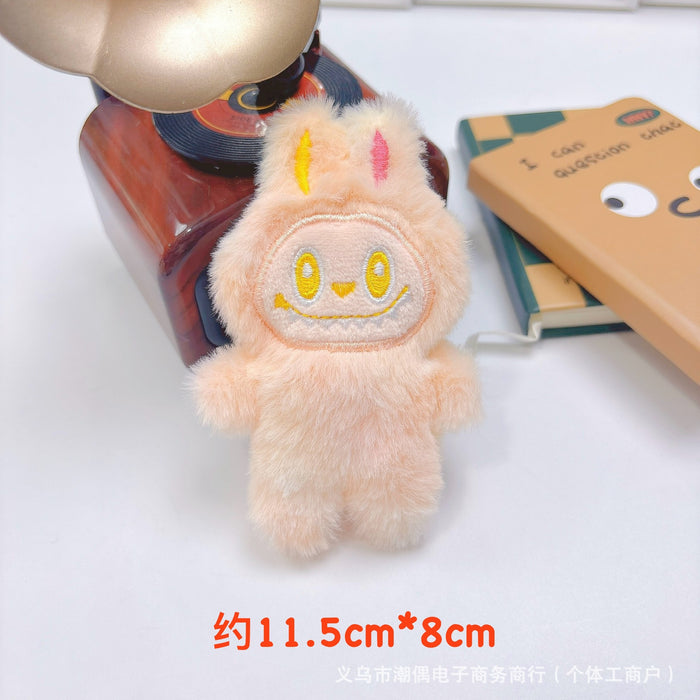 Wholesale Squeaky plush pendant doll keychain backpack pendant claw machine doll