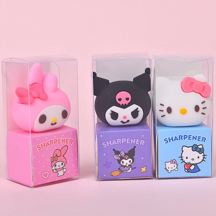 Wholesale Creative Cute Cartoon Student Pencil sharpener Pencil sharpener Stationery Prizes for Primary and Secondary School Students