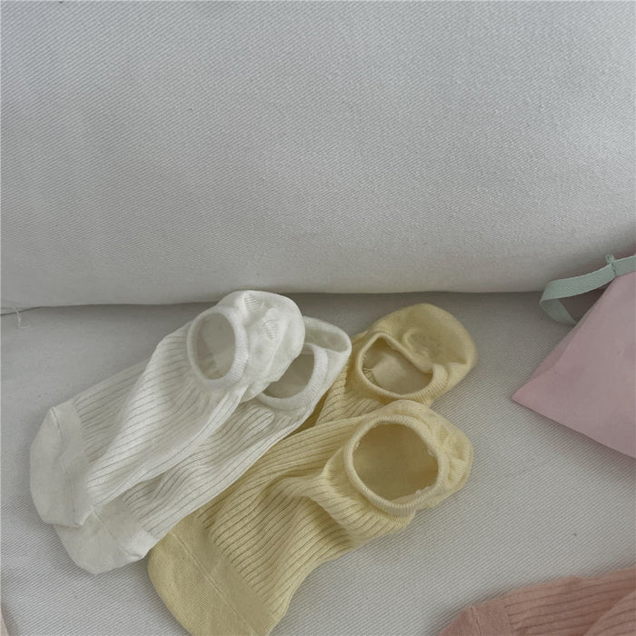 Wholesale Solid color boneless boat socks, combed cotton, sweat absorbing, breathable, invisible socks, no drop heel socks