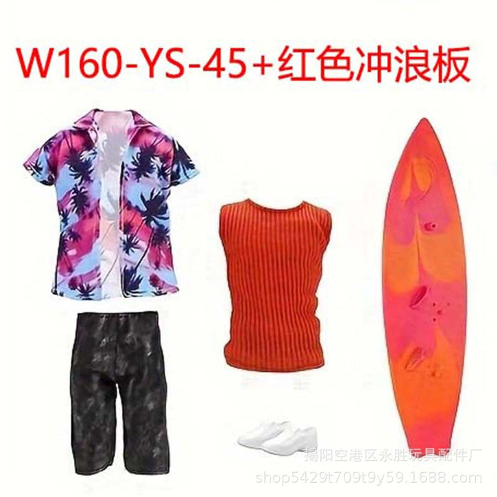 Wholesale prince casual  doll men' s suit children' s toy clothes