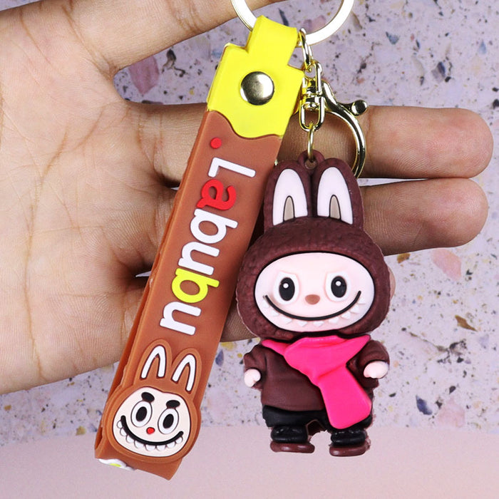 Wholesale Keychain pendant doll blind box pvc soft glue keychain couple pendant