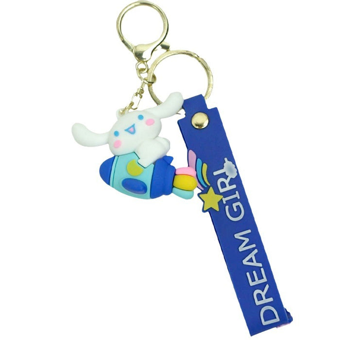 Wholesale Rubber Cartoon Doll Keychain JDC-KC-Yexiang018