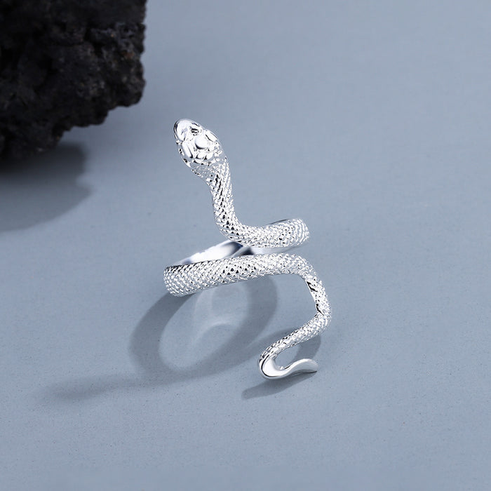 Wholesale New Exaggerated Serpentine Ring Retro Fashion Personalized Serpentine Ring
