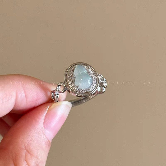 Wholesale Creative merit ring can be opened to relieve boredom, index finger ring, niche personalized design ring