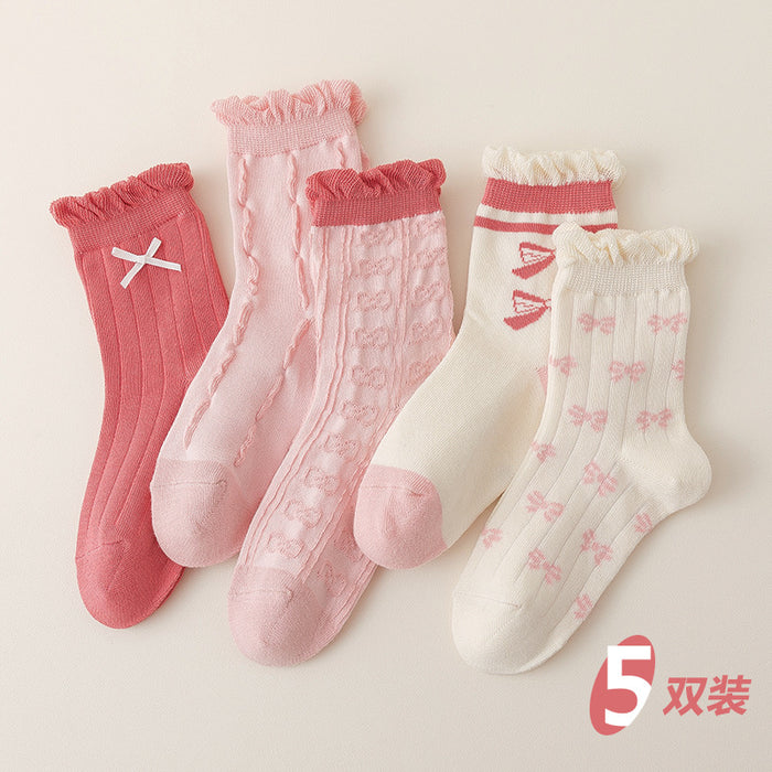 Wholesale Children's Cartoon Middle Tube Cotton Socks JDC-SK-SL015