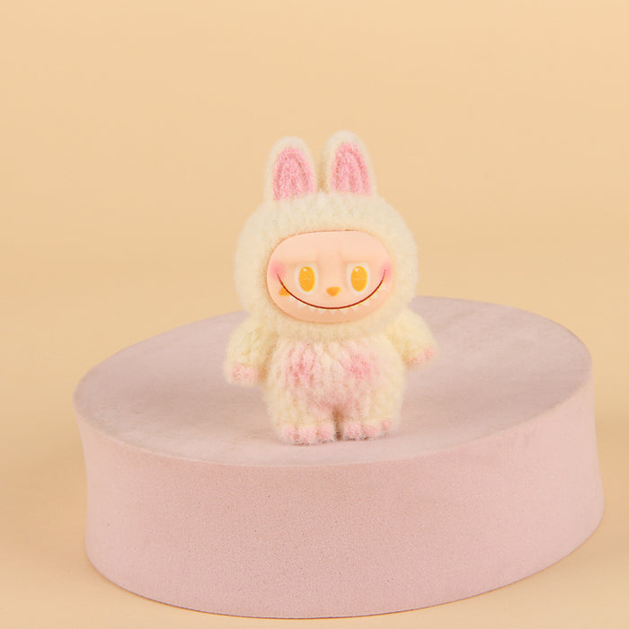 Wholesale Creative Resin Flocked Keychain