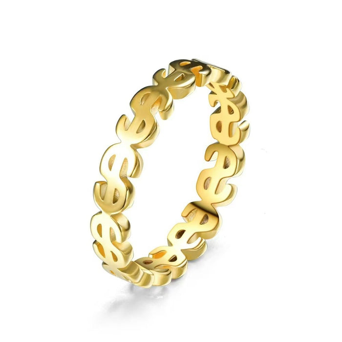 Wholesale Dollar sign element index finger ring