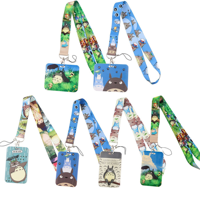 Wholesale 10 pcs Cute cartoon cat phone lanyard hard case keychain