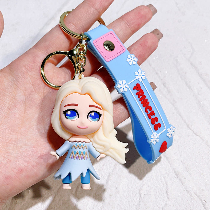 Wholesale Cartoon Silicone Doll Keychain JDC-KC-QiChao030