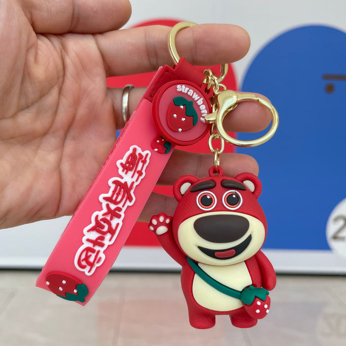 Wholesale Creative animal keychain pendant cute cartoon car keychain small gift wholesale