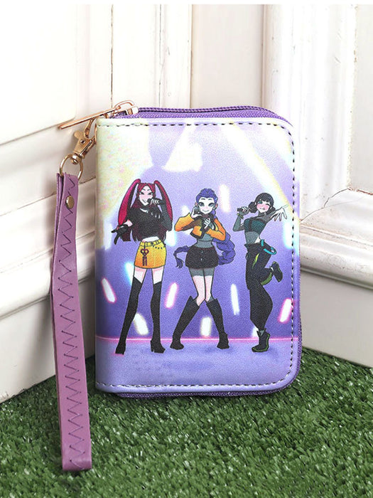 Wholesale K-Pop Cartoon Kids'  and Girls'  Handheld Coin Purse