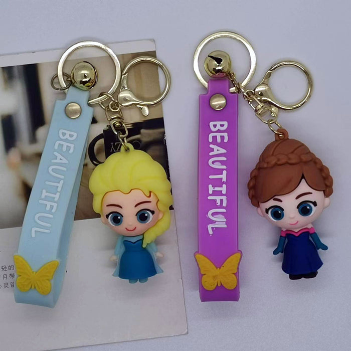Wholesale Cartoon cure cute characters Keychain Pendant Bag Car Keychain Accessories
