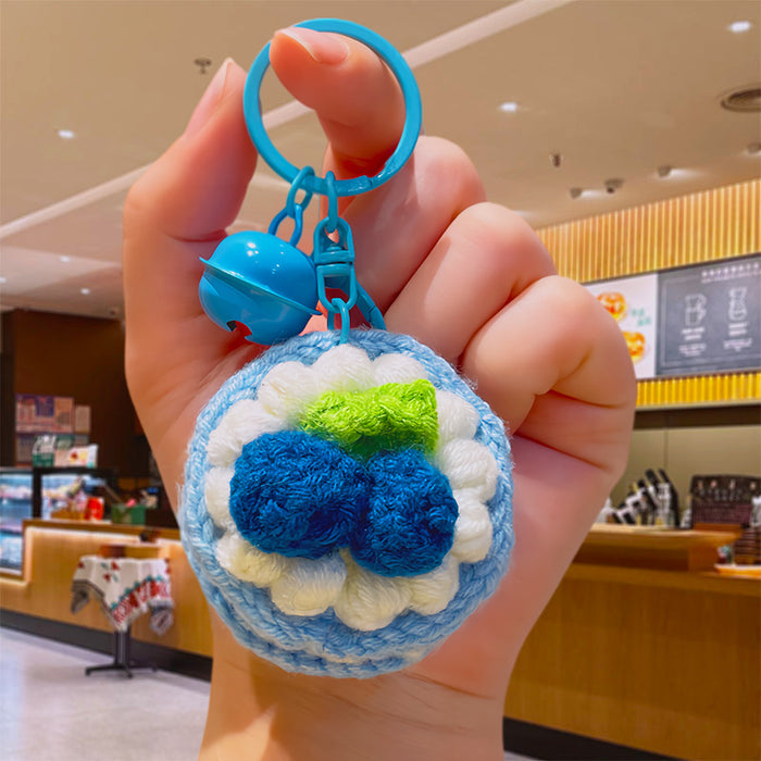 Wholesale Crochet Cake Keychain Fashion Accessory Boutique Resale Gift MOQ≥2