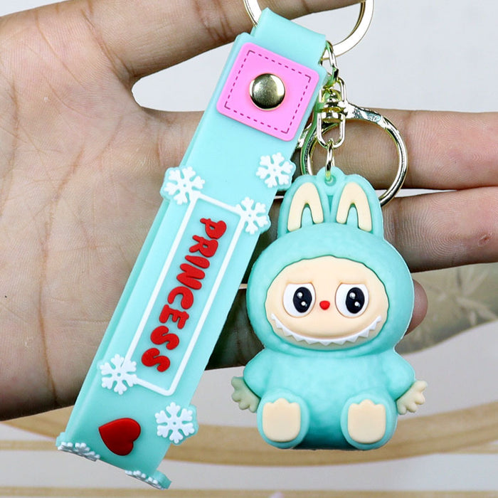 Wholesale Keychain Pendant Little Sheep Doll  Key Chain Ring Claw Machine Small Gift