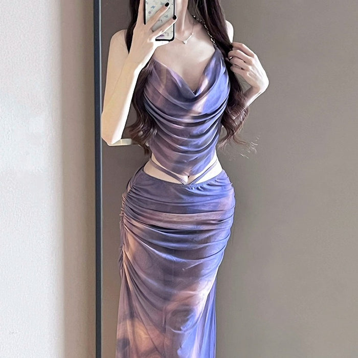 Wholesale Bikini swimsuit split skirt fashion three piece set sexy swimsuit