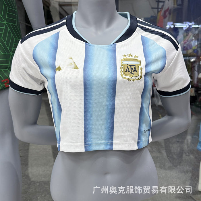 Wholesale World Cup Short Sleeve Women' s Jersey Top Football Shirt