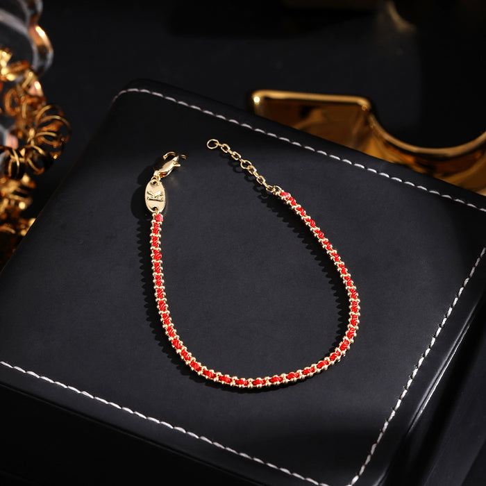 Wholesale Thickened real gold electroplated bracelet