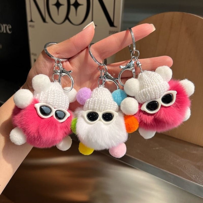 Wholesale Cute little coal ball bag pendant backpack doll hanging decoration cartoon doll