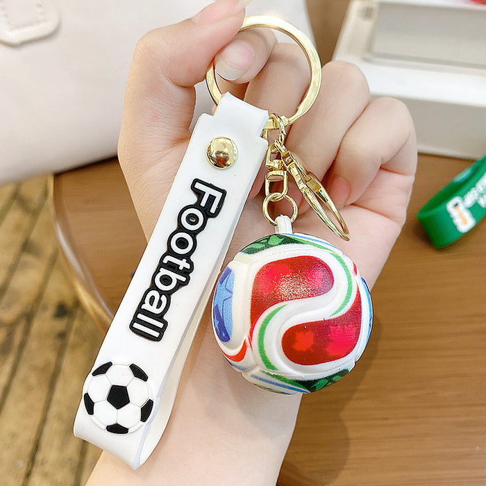 Wholesale World Cup Football Keychain Pendant