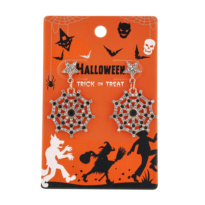 Wholesale -themed full rhinestone earrings