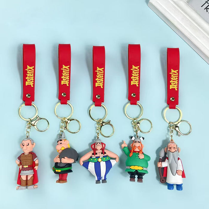Wholesale Cute cartoon character keychain made of PVC material