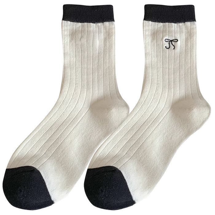 Wholesale Bow socks ballet style tube socks pile socks