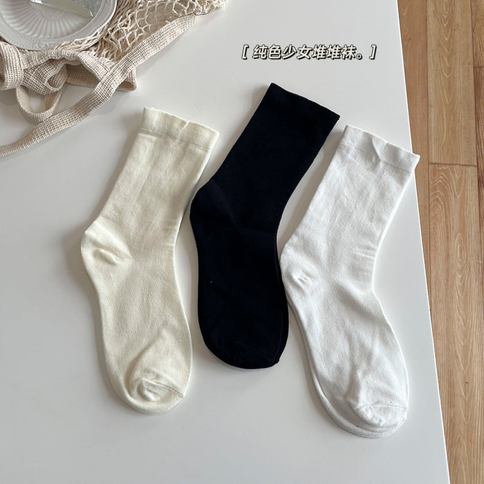 Wholesale Four Seasons Socks Academy Style Versatile Girl Sensation White Socks