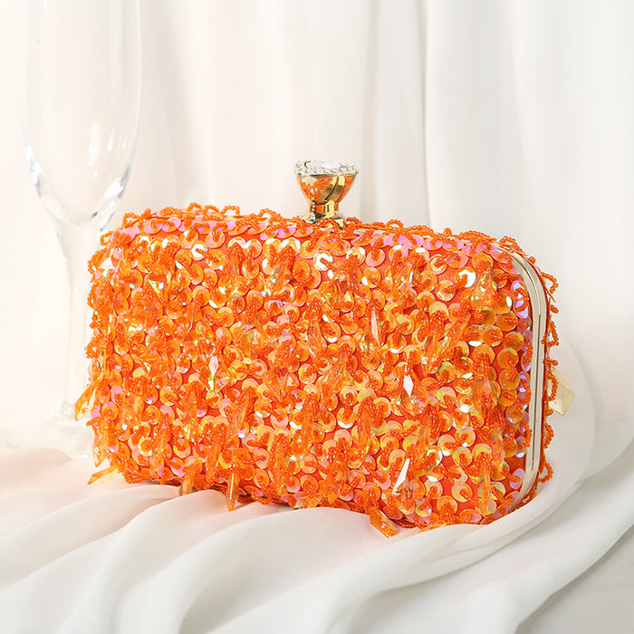 Wholesale Fashion Hot Item Pure Handmade Bead Handbag Socialite Dress Dinner Bag Women's Banquet Evening Bag JDC-HB-MM009