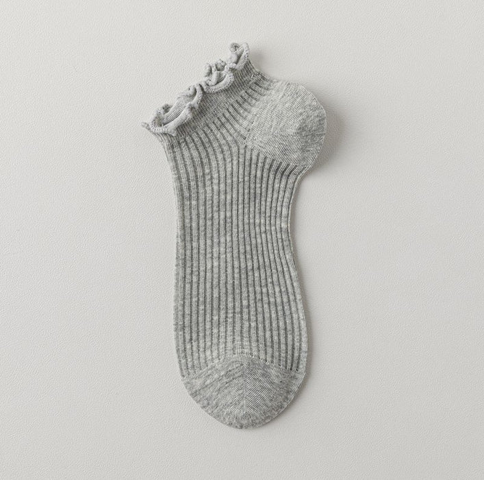 Wholesale Mesh breathable all-in-one machine boneless fungus edge short tube socks