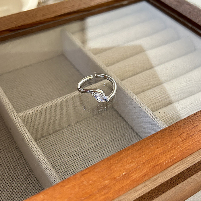 Wholesale Flash diamond zircon ring