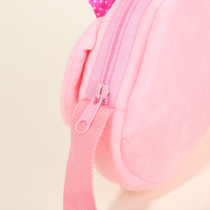 Wholesale Cartoon children' s plush small shoulder bag