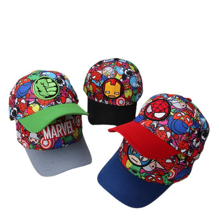 Wholesale Kids Cartoon Baseball Cap Adjustable Sunscreen Everyday Hat