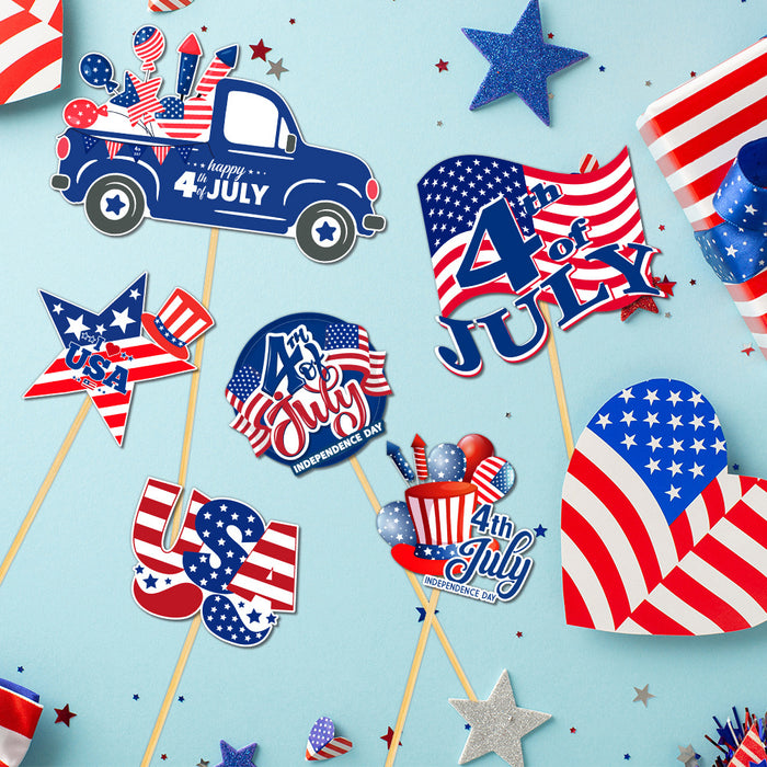 Wholesale Theme Creative Flag Vase Plugin Party Desktop Scene Decoration Supplies