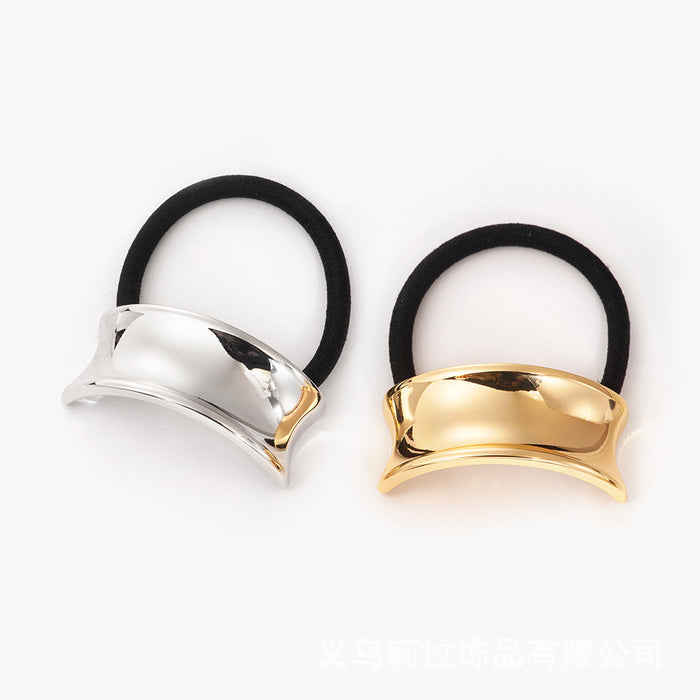 Wholesale High-grade alloy headdress chain-shaped ponytail hair ring minimalist hair rope