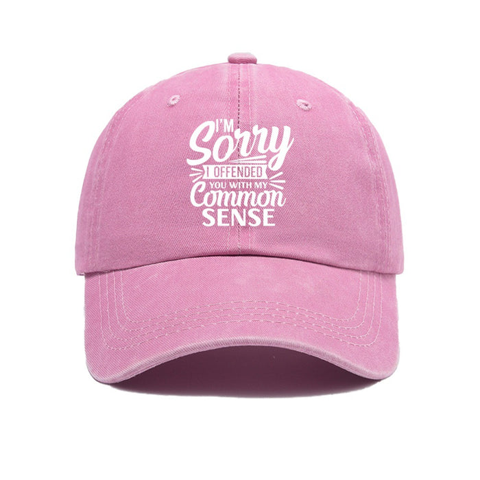 Wholesale New letter baseball cap with personalized curved roof and dome sunshade hat