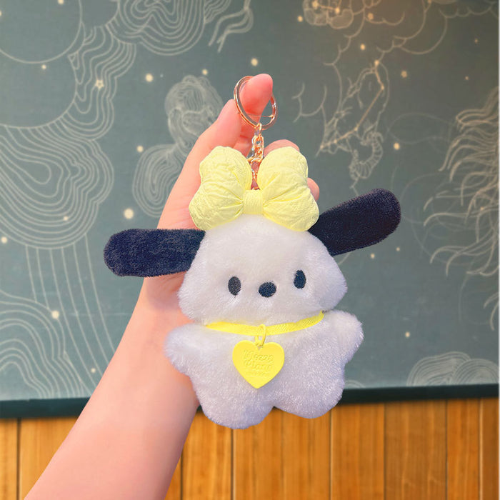 Wholesale Decompression Plush Cartoon Doll Keychain JDC-KC-JuJi027