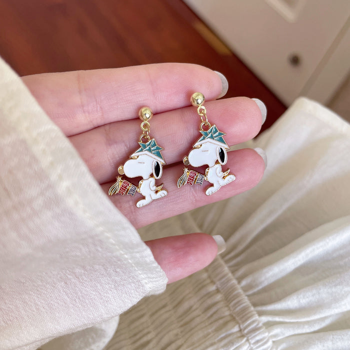 Wholesale Cute cartoon puppy earrings