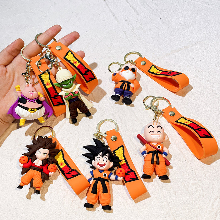 Wholesale Cartoon Silicone Doll Keychain