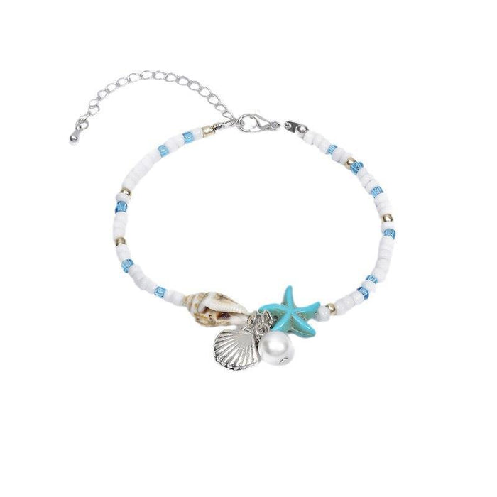 Wholesale Starfish Shell Conch Bracelet Summer Beach Vacation