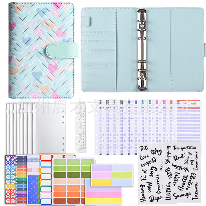 Wholesale Pu Notebook Cash Budget Loose-Leaf Financial Notebook