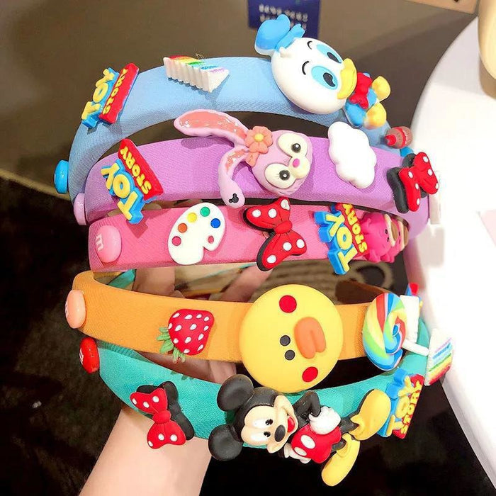 Wholesale Candy Color Cartoon Cute Sponge Headband JDC-HD-Wangl002