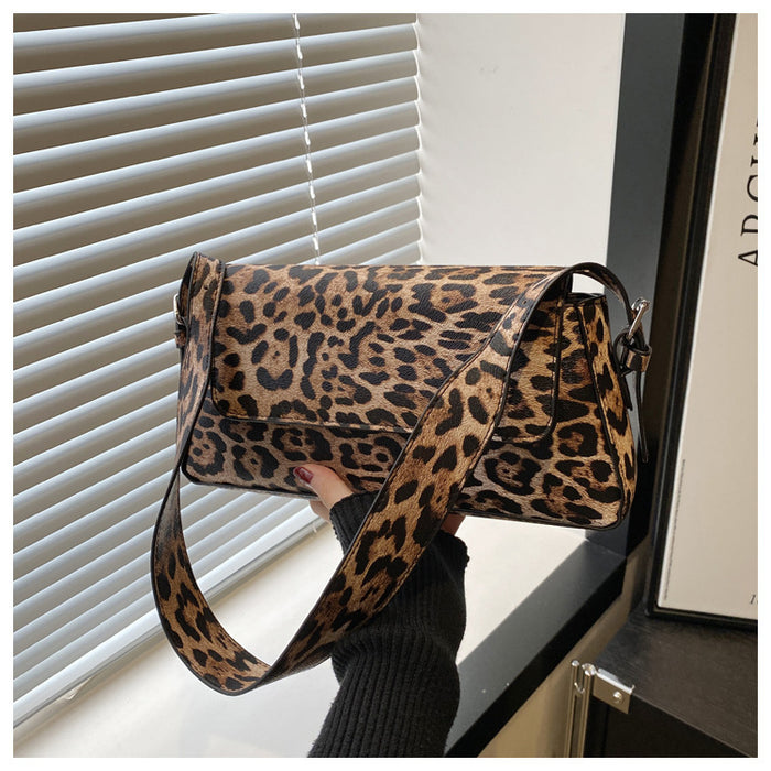 Wholesale Leopard Print Women's One Shoulder Crossbody Underarm Bag JDC-SD-HT017