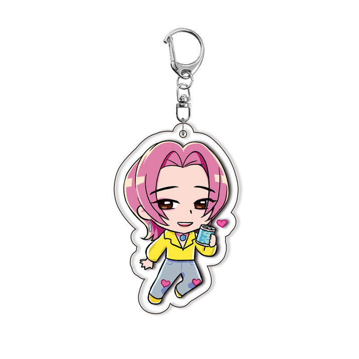Wholesale Acrylic keychains,  cute anime-related backpack accessories