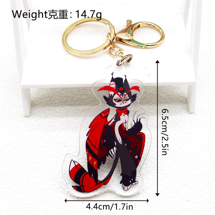 Wholesale Acrylic Keychain Cartoon Pendant JDC-KC-HaoAn024