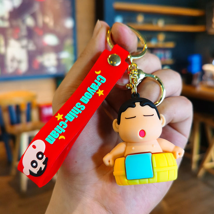 Wholesale Cartoon Doll Silicone Keychain JDC-KC-Tingm265