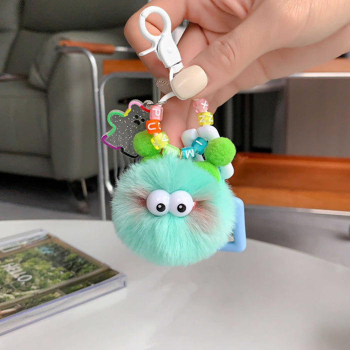 Wholesale Plush car keychain exquisite cute little doll bag pendant backpack hanging decoration